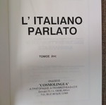 L' Italiano Parlato Libro 2 σαν καινούργιο, Ιταλική γραμματική στα Ελληνικά