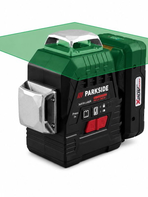 PARKSIDE PERFORMANCE 20 V PKLLP 3360 A1 αλφάδι λέιζερ διασταυρούμενων γραμμών με μπαταρία