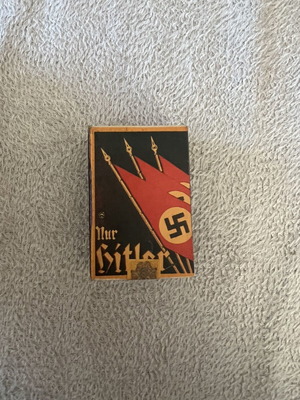 Wooden matchbox from World War II WWII