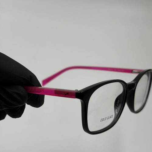 Puma PJ00310 002 Cold Glaze Kids Glasses like new, black and fuchsia