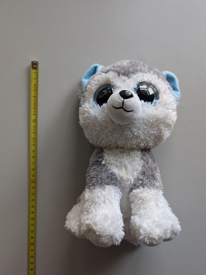 Ty Beanie Boos Boo 2010 Slush plush husky dog like new 23cm