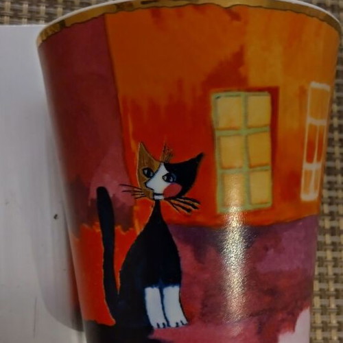 Porcelain candle holder like new, Rosina Wachtmeister Amico E Amica