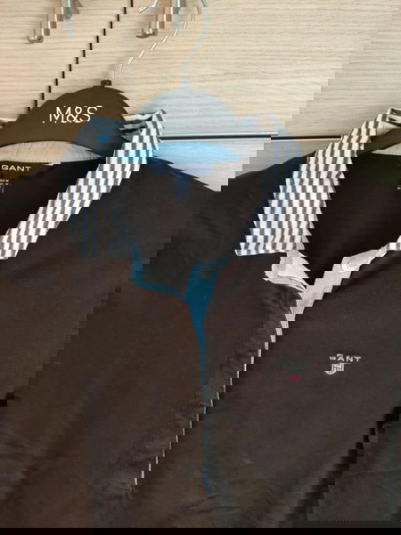 Gant καφε long-sleeve polo shirt Medium/38/10 με γιακά