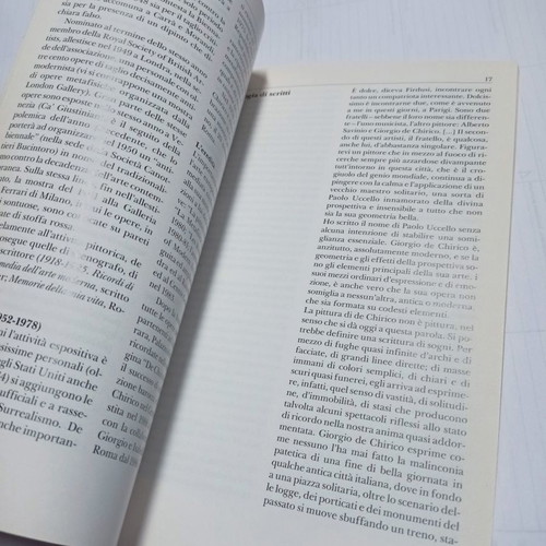 De Chirico L Unita book foreign language Italian like new
