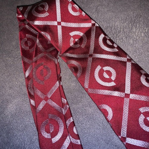 Arpege tie new, white and red