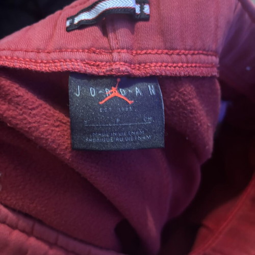 Jordan shorts, red, size M