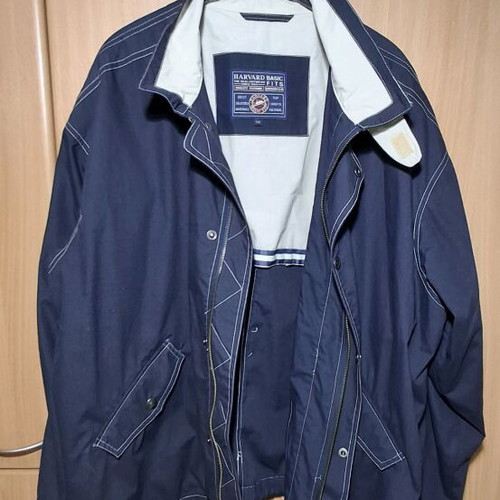 Harvard Basic men's lightweight jacket XXL like new, blue