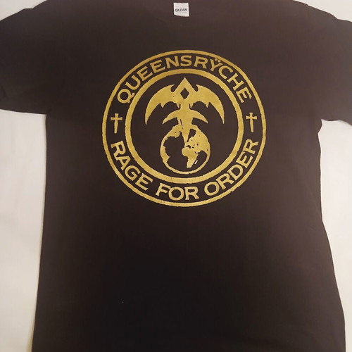 Queensrÿche Rage for Order T-shirt Gildan medium like new, black