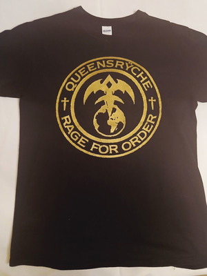 Queensrÿche Rage for Order T-shirt Gildan medium like new, black