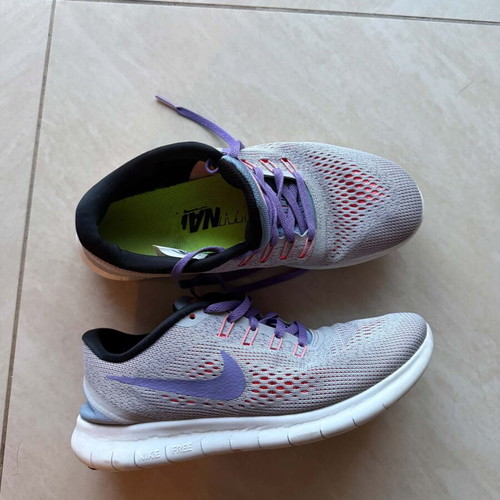 Nike Free RN sneakers like new, grey and lilac, size 39