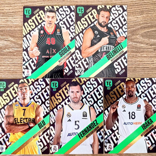 Panini Master Class Euroleague Card Bundle mint condition