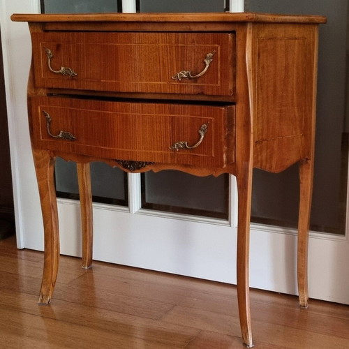 Console table used with two drawers