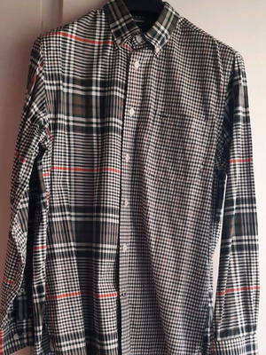 Tommy Hilfiger men's long-sleeve shirt new, 100% cotton, medium fit