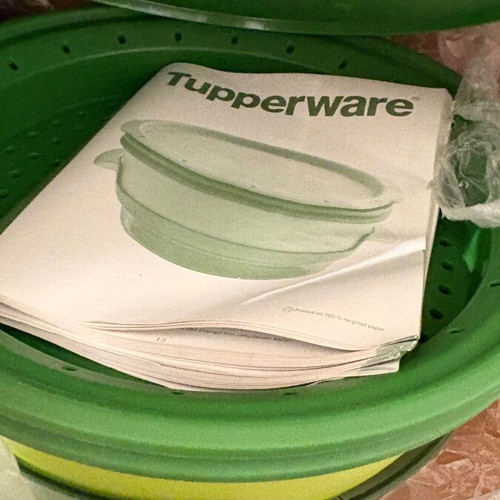 Tupperware steam cooker new for microwave oven