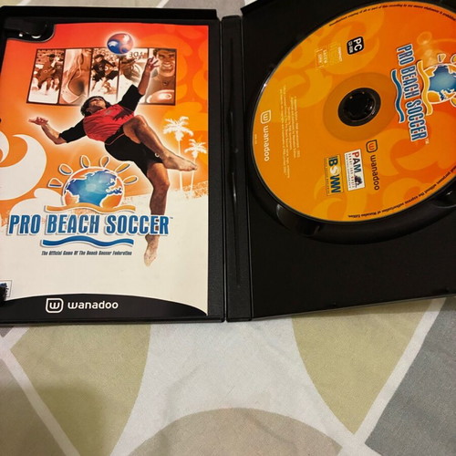 Pro Beach Soccer PC game used with manual