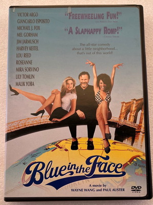 Blue in the face DVD μεταχειρισμένο, κωμωδία, χωρίς ελληνικούς υπότιτλους