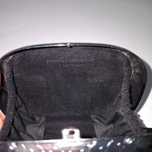 Paco Rabanne Silver Metal Clutch Bag new with chain strap