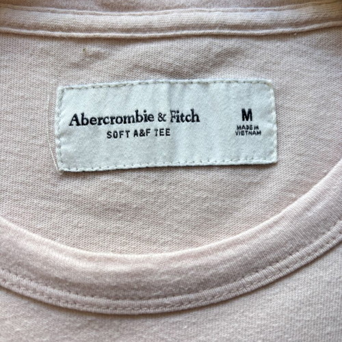 Abercrombie & Fitch Soft A&F μπλούζα ροζ, μέγεθος M, σαν καινούργιο