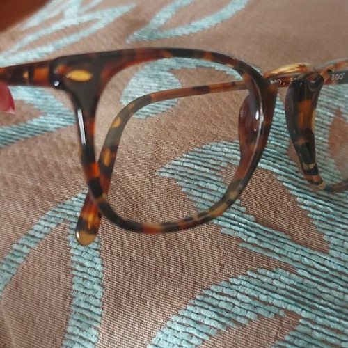 Vintage tortoiseshell brown eyeglass frame like new