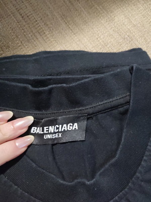 Balenciaga unisex XL shirt like new, black