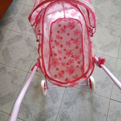Doll stroller like new with canopy