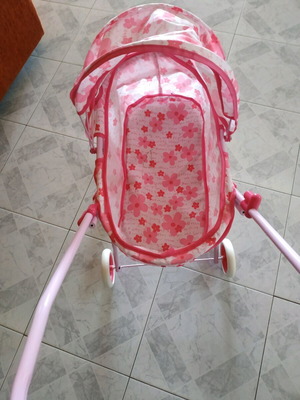 Doll stroller like new with canopy