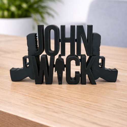 John Wick Logo 3D printed new