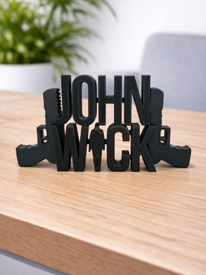 Λογότυπο John Wick 3D printed καινούργιο