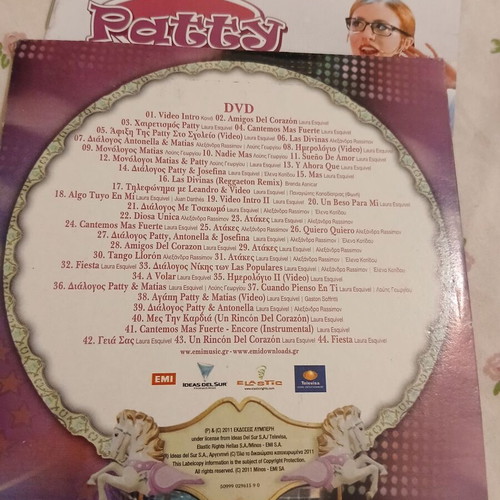 Patty Live CD used, Greece
