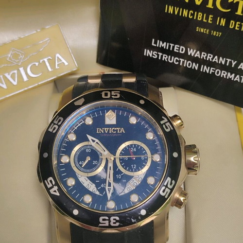 Invicta ProDiver men's waterproof watch like new, black