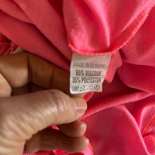Pink blouse one size used, oversize