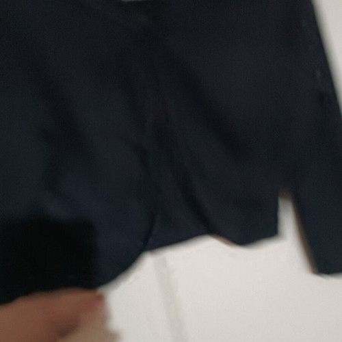 Black Zara short cardigan with 3/4 sleeves, like new