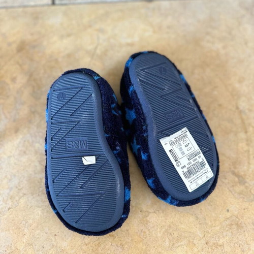 Marks and Spencer Kids' Slippers Size 24 New, Blue