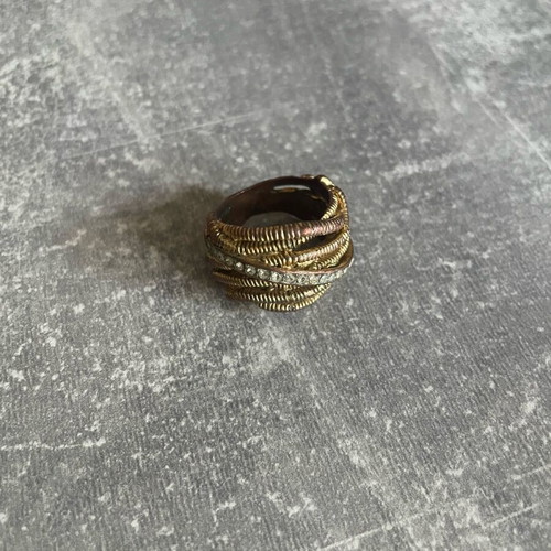 Copper ring used, silver color