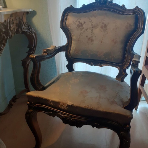 Interwar armchairs used, set of 2, Paris style