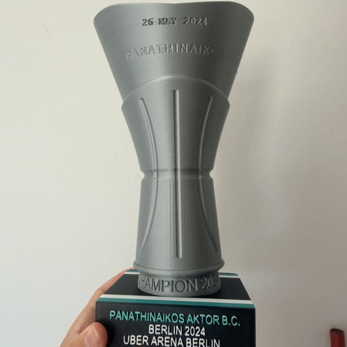 Euroleague Trophy Panathinaikos like new official replica