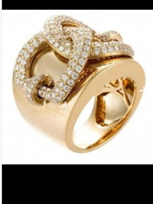 Ring Crystal chain, new