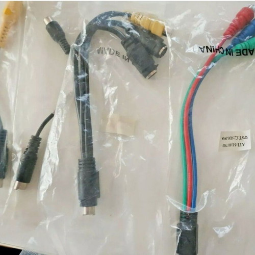 S-Video component video cables new, set of 4 pieces