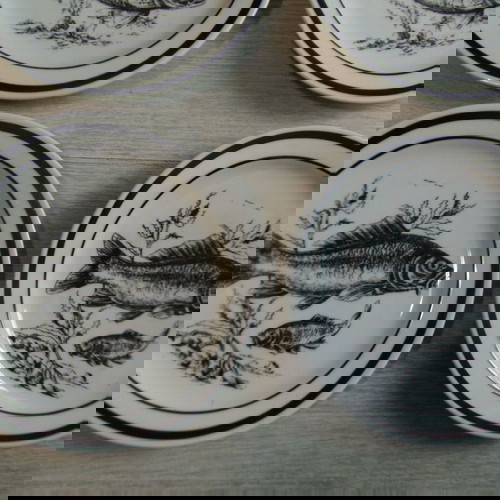 Комплект 9 стари порцеланови чинии Colditz като ново