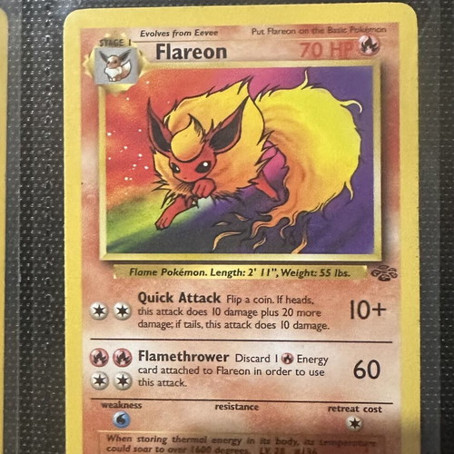 Flareon 19/64 Jungle Rare Vintage