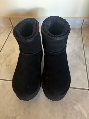 Kelara boots fur suede black new size 38