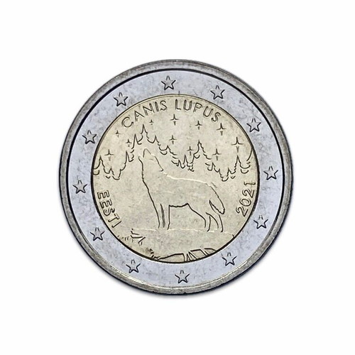 Estonian 2 euros coin 2021 UNC from roll
