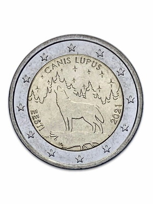 Estonian 2 euros coin 2021 UNC from roll