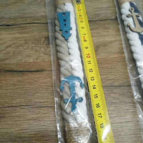 Decorations for candles and packaging with sea theme, set of 3 pcs