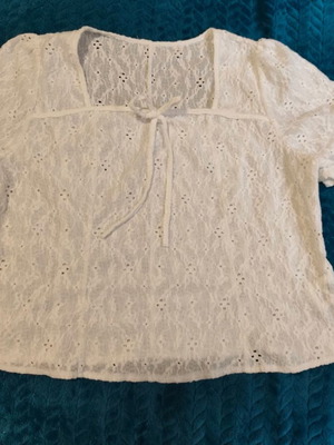 Kipour Style Top XXL like new, white, polyester