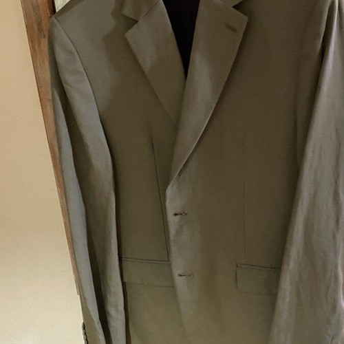 Mango Slim Fit Men's Jacket Size 50 Khaki like new
