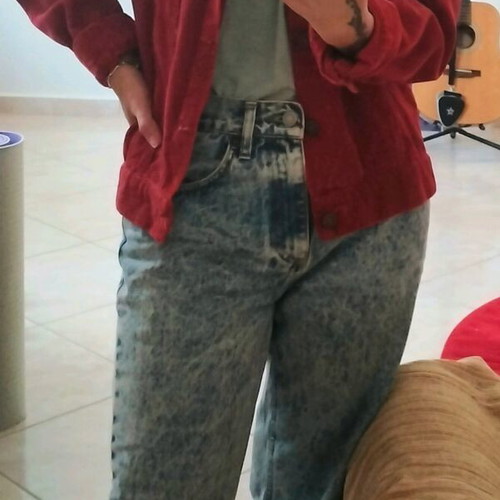 Corduroy jacket like new, red, size M