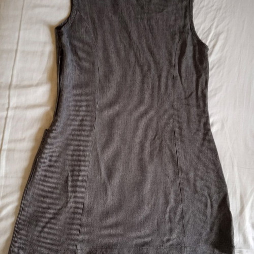 Mini checked dress Ice size M 38 like new with pockets