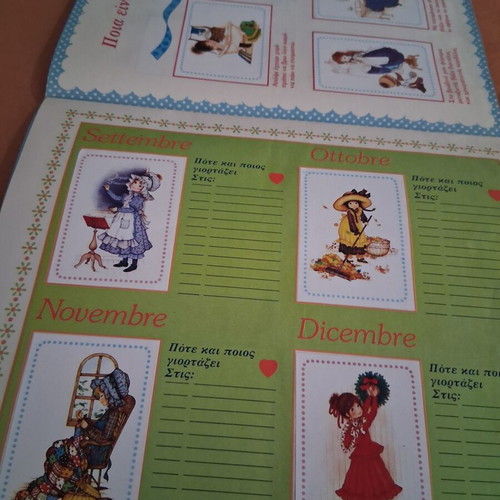 Panini collectible sticker album used, 22×26 cm, 18 pages complete