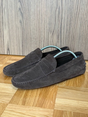 Παπούτσια οδήγησης Tod’s καφέ σουέντ μεταχειρισμένα νούμερο 40.5